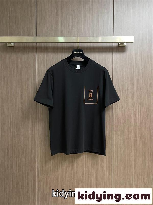 プリント 半袖Tシャツ ホワイト ベルルッティ スーパーコピー ブラック バイカラー モード系 高見え Berluti-1