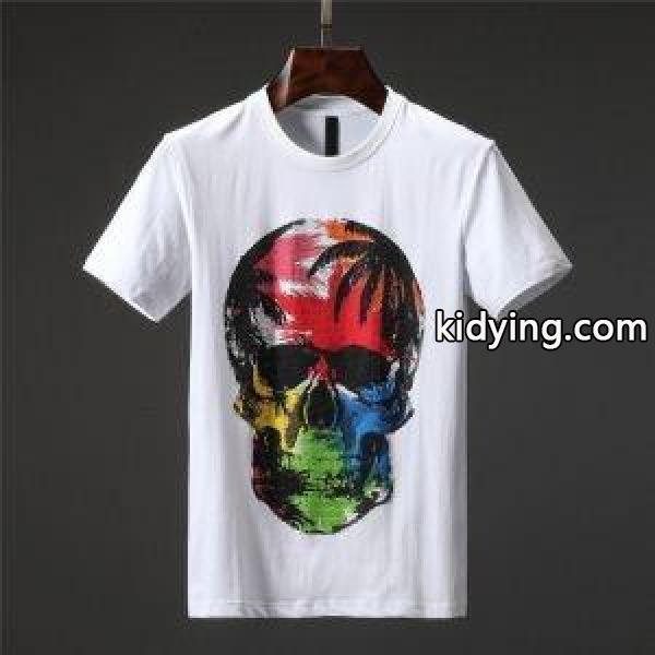 素晴らしい春夏の新作 Tシャツ/ティーシャツ フィリッププレイン スタイルアップ見えなシンプル PHILIPP PLEIN 2色可選_フィリッププレイン PHILIPP PLEIN_ブランド コピー 激安(日本最大級)-0