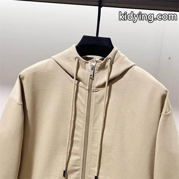 BURBERRY バーバリー コピー 新定番 秋冬リラックス ベージュ ジップアップ パーカー-3