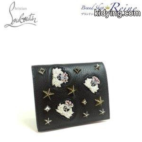 クリスチャンルブタン（Christian Louboutin） M PAROS スパイク スタッズ 二つ折り 財布 3175201 新品 :18-016436:Brandshop Reine - 通販ショッピング-0