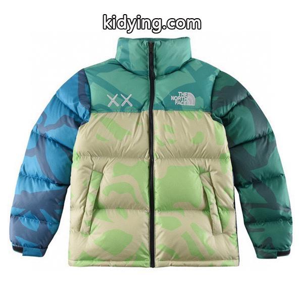 The North Face コピー カモフラージュ拼色ダウンジャケット カラフル コラボ風 2025秋冬個性 ザノースフェイス-0
