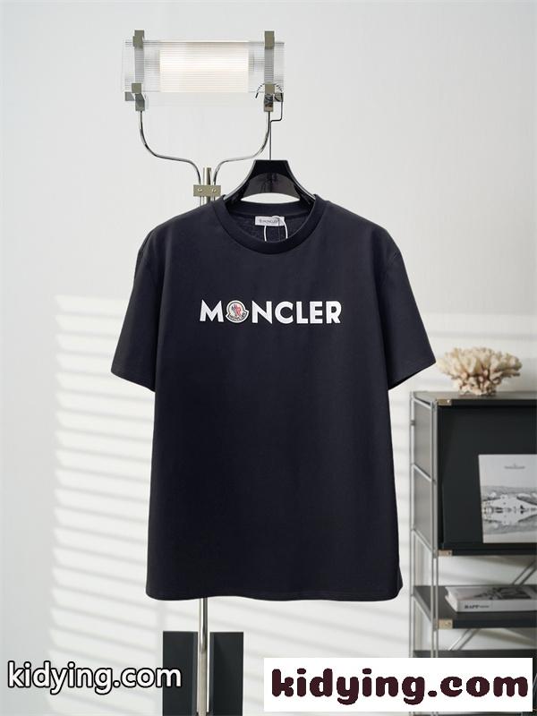 2色可選 高級感のある素材 MONCLER 海外でも人気なブランド モンクレール 半袖Tシャツコピー激安通販 専門店-1