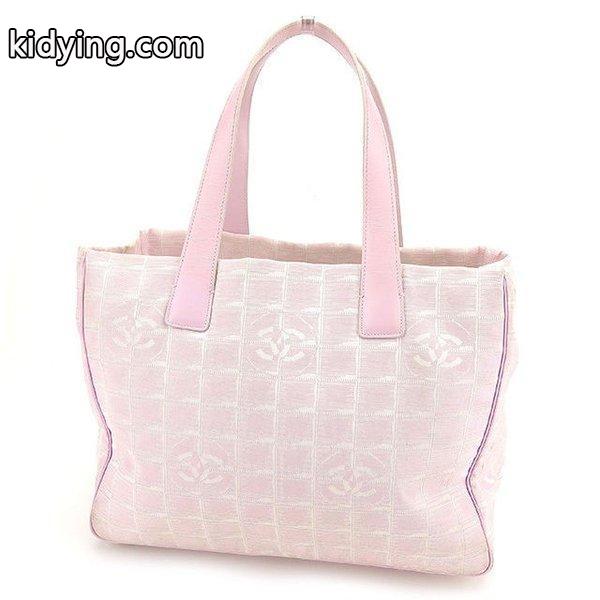 Chanel バッグ トートバッグ ニュートラベルライン トートMM ピンク ゴールド レディース Bag 通販-0