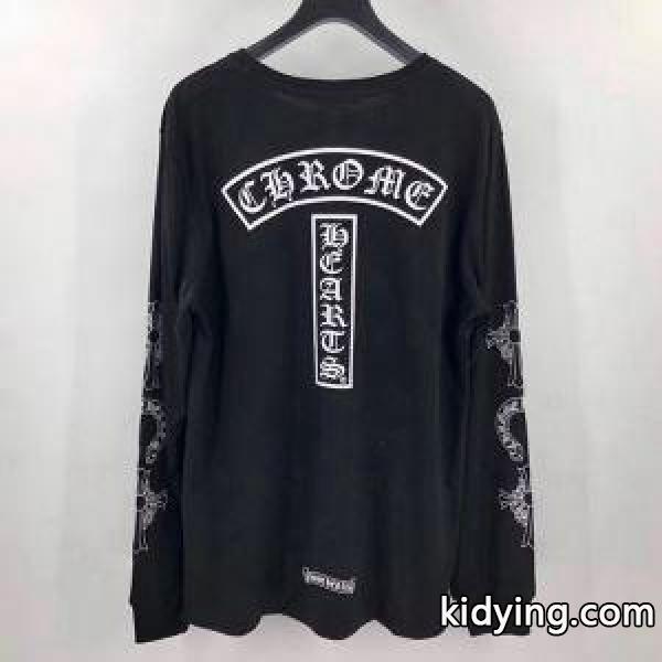 2色可選 CHROME HEARTS コーデにアクセントをプラス クロムハーツ こなれた雰囲気が特徴 長袖 /ロンT_クロムハーツ CHROME HEARTS_ブランド コピー 激安(日本最大級)-0
