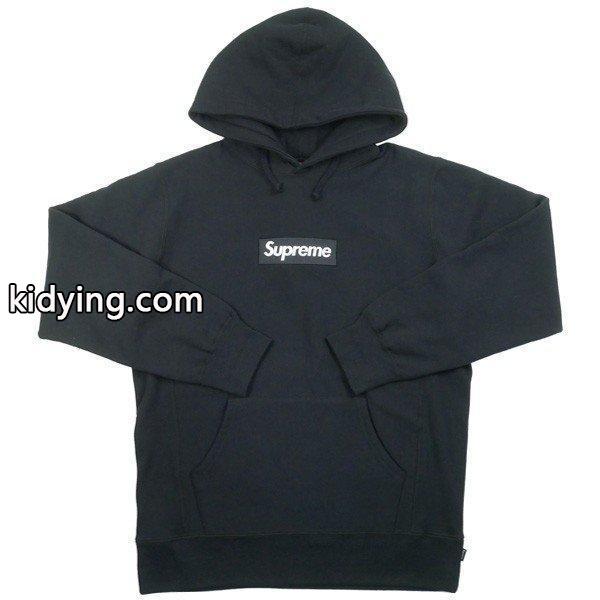 シュプリーム SUPREME 16AW Box Logo Hooded Sweatshirt BOXロゴパーカー 黒 良い 通販-0