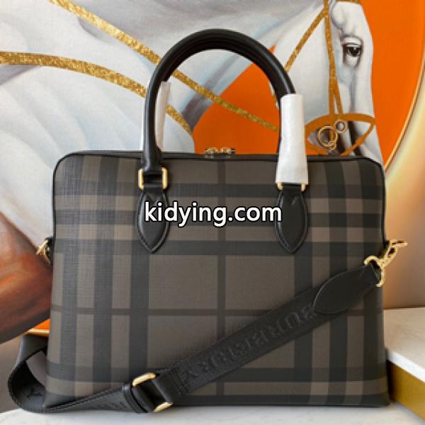 新作登場!BURBERRY バーバリー コピー ビジネスバッグ メンズ チェック柄 2色展開 大人の余裕を感じる-0