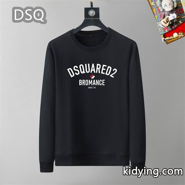 入手困難 ブラックロゴプリント パーカー ディースクエアード DSQUARED2 コピー 2025秋冬対応 定番 おすすめ-0