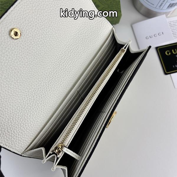 グッチ スーパーコピー 長財布 ブラックレザー ゴールドバックル 上品 高級 シンプル GUCCI-1