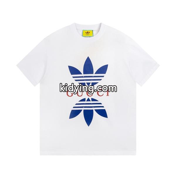 日本未上陸 GC激安コピー 半袖Tシャツ ユニセックス ロゴプリント 緑のエンブロイダリー 個性的でモードな表情-0