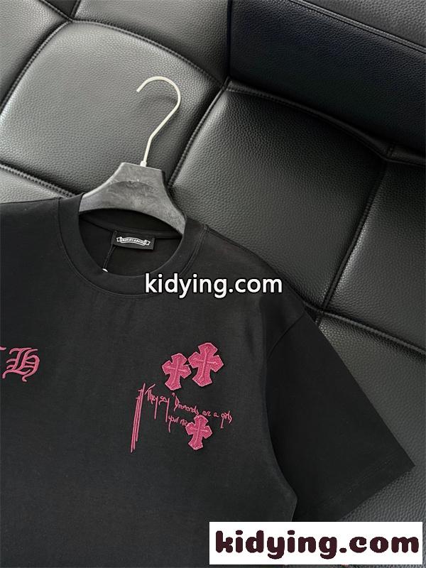 クロムハーツ スーパーコピー 高見え ホワイト 半袖 Tシャツ モード系 洗練 クール CHROME HEARTS ストリート映え-2