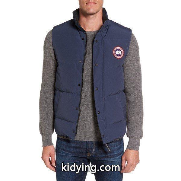 カナダグース ジャケット・ブルゾン メンズ Canada Goose Garson Quilted Down Vest Navy :36-17i7fbryi4-0e9e:asty-shop2 - 通販ショッピング-0