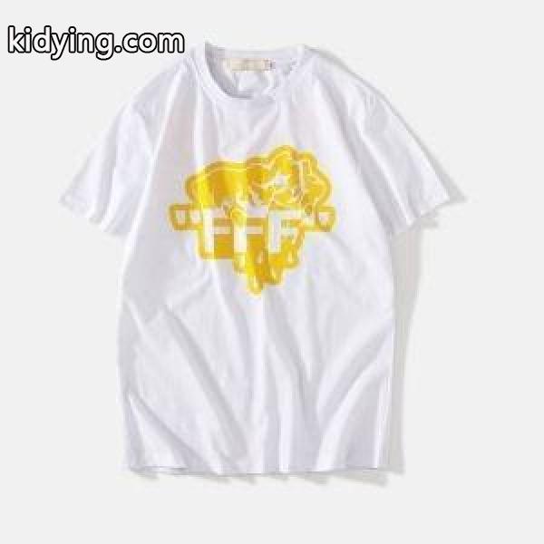 新作入荷格安幅広いプリントｔシャツ半袖黒白Off-Whiteオフホワイト Tシャツ コピー着やすいビッグＴシャツ-0