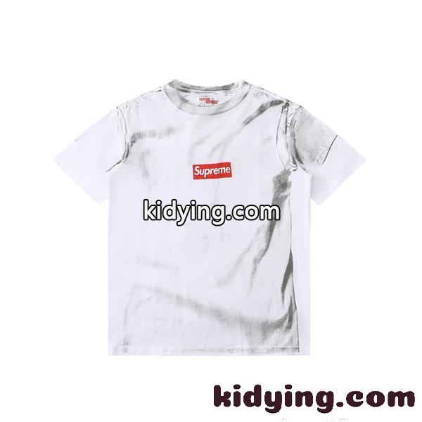半袖Tシャツ SUPREME ボックスロゴ カジュアル 個性派 おしゃれ 夏トップス シュプリーム コピー-2