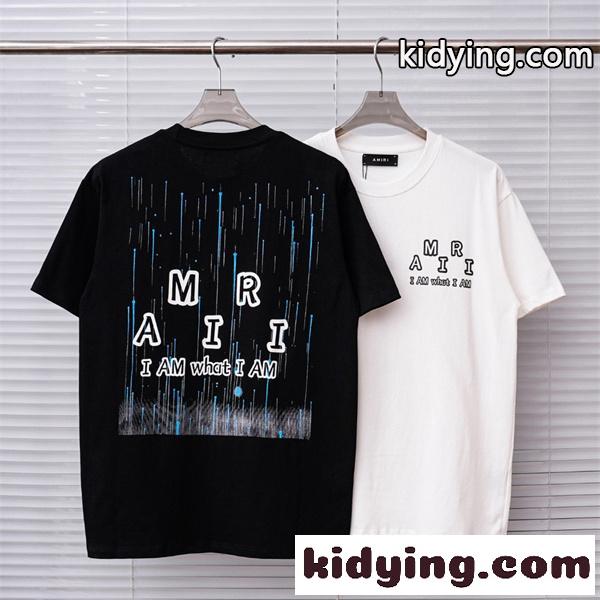 限定コレクション風 アートプリント ストリートムード AMIRI アミリ コピー 半袖Tシャツ 注目モデル モードスタイル-0