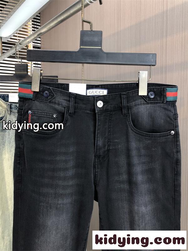 売れ筋好調 デニムパンツ GUCCI グッチ コピー バックポケット スタイリッシュ ファッション-3
