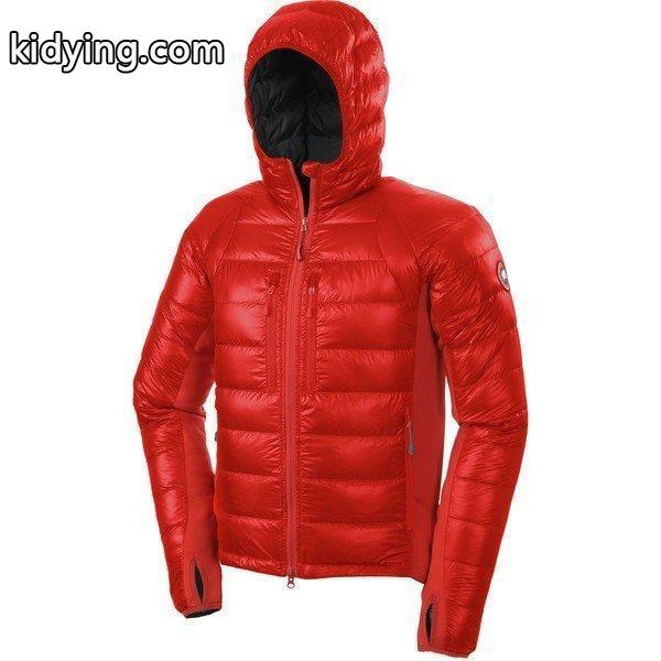 カナダグース ジャケット＆ブルゾン メンズ アウター Hybridge Lite Hooded Down Jacket - Mens Red/Black :03-29o7zw5cm1-44c0:海外インポートファッション asty - 通販ショッピング-0
