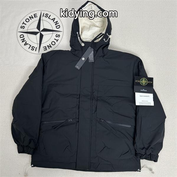 STONE ISLAND ストーンアイランド 偽物 2025秋冬 定番 ブラック 人気注目 保温力抜群 ダウンジャケット-3