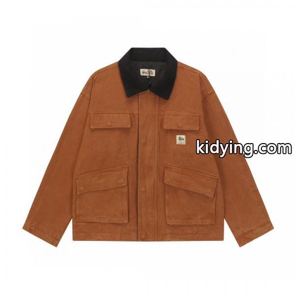 ❤上品❤Stussy Washed Canvas Shop Jackeステューシージャケットコピー2025人気ランキング-3