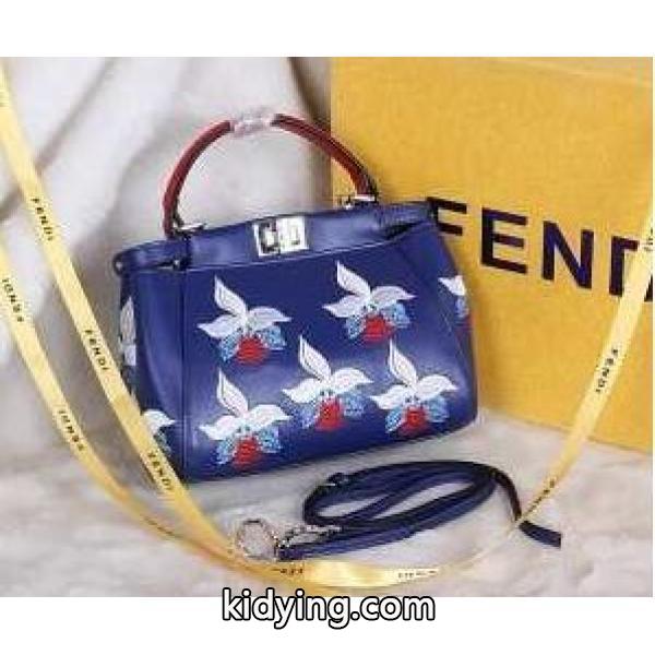 大人っぽくてオシャレなフェンディ スーパーコピー、Fendiの青いレディースショルダーバッグ_フェンディ FENDI_ブランド コピー 激安(日本最大級)-0