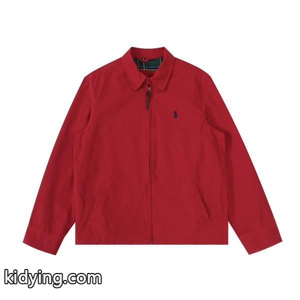 POLO Ralph Lauren 激安 コピー ラルフローレン 3色 ヴィンテージ ハリントンジャケット メンズ レディース兼用 秋冬 厚手 コットン チェック裏地 刺繍ロゴ クラシック アウター-4
