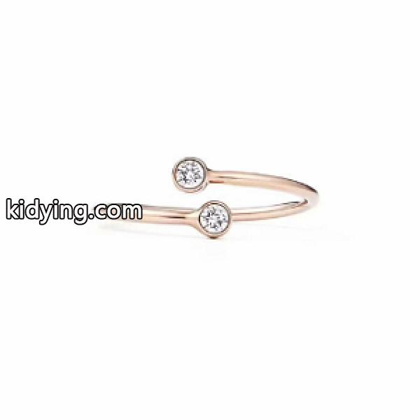 ティファニリングスーパーコピー新品☆Tiffany&Co指輪シルバー色ローズゴールド-0