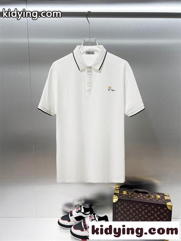 クラシックポロ スポーティームード デイリールック DIOR ディオール コピー ゴルフシャツ風トップス 夏のおしゃれ-5