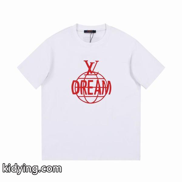 絶大な人気を誇るLOUIS VUITTONルイヴィトンTシャツコピーのメンズビジネス用半袖Tシャツ-0