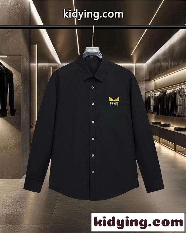 ビジネスカジュアル 上質コレクション スマートスタイル FENDI フェンディ コピー 長袖シャツ トレンドウェア-1