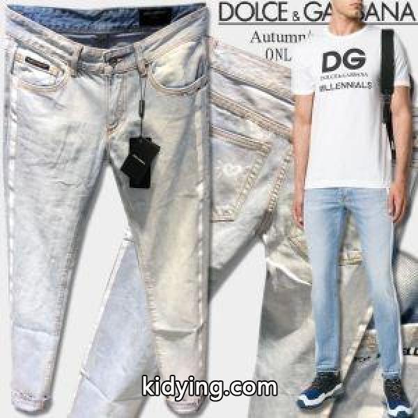 パンツ 通販 安いドルチェ&ガッバーナ コピーDOLCE & GABBANA伸縮性オールシーズン穿きやすいデニムパンツ-0