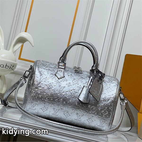 シルバー 圧紋 スピーディ型 ルイヴィトン コピー ハンドバッグ 季節限定モデル Louis Vuitton 年末年始-0