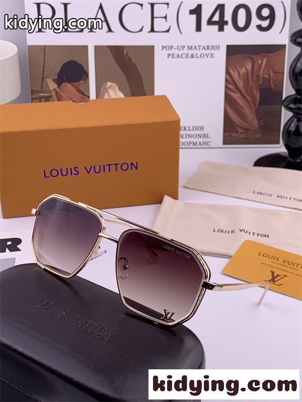 ルイヴィトン コピー Louis Vuitton 激安 サングラス メタルフレーム スクエア 華奢デザイン 上品 レディース UVカット 軽量-5