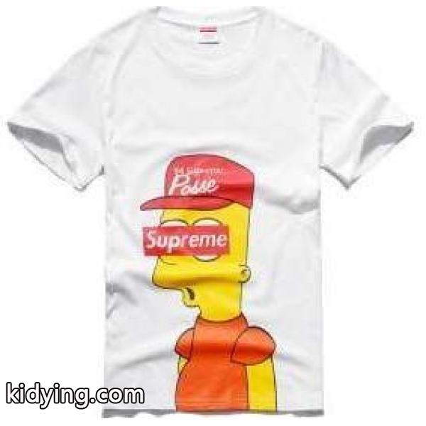 安いシュプリーム、Supremeの白と黒の大得価のメンズ半袖Tシャツ_シュプリーム SUPREME_ブランド コピー 激安(日本最大級)-2