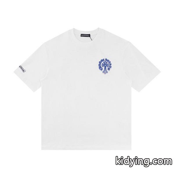 CHROME HEARTSキレイ色チェック春夏 2色可選クロムハーツコピー 半袖Tシャツおすすめファション 激安(日本最大級)-0