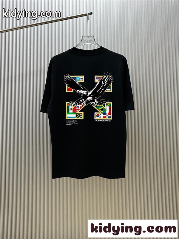 半袖Tシャツ 個性デザイン Off-White オフホワイト コピー ゆったり カジュアル 夏トップス-2