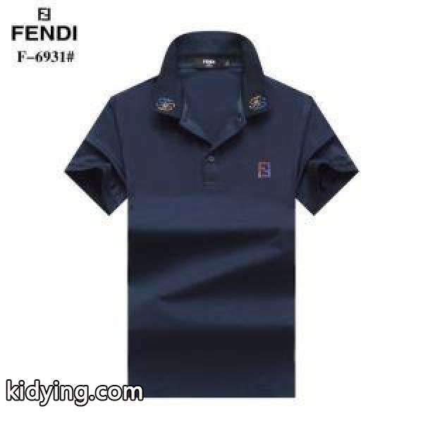 オシャレな軽やかさで魅力 フェンディ 多色可選 おしゃれの「主役」になる FENDI 半袖Tシャツ_フェンディ FENDI_ブランド コピー 激安(日本最大級)-3