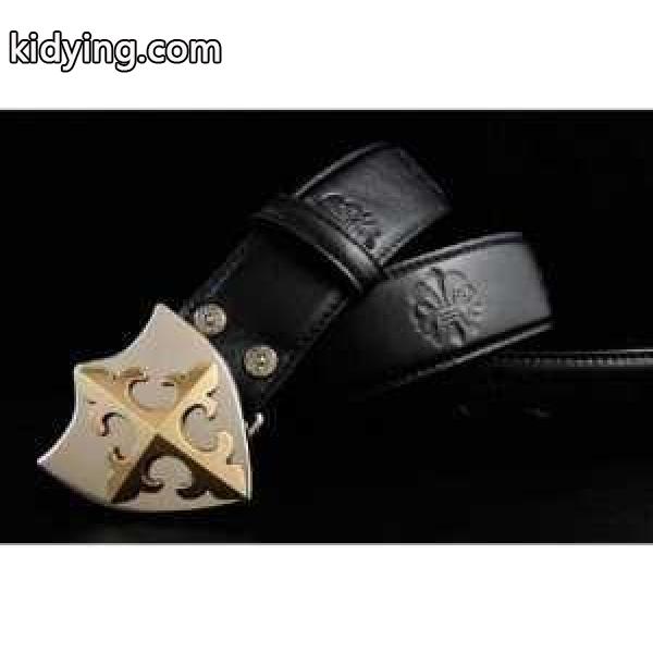 限定特価のクロムハーツ ベルト バックル Chrome Hearts クロス模様 ブラック 男性 黒 レザー ベルト_CHROME HEARTS クロムハーツ_ブランド コピー 激安(日本最大級)-0