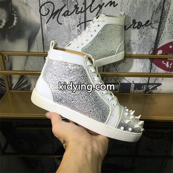 最近人気急上昇　CHRISTIAN LOUBOUTIN　ルブタン スーパー コピー　洗練モダンな印象にハイトップスニーカーブランド コピー 激安(日本最大級)-0