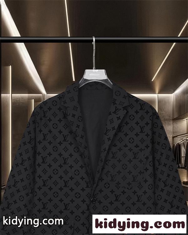 メンズ テーラードジャケット LOUIS VUITTON ルイヴィトン コピー 秋冬 カジュアル 総柄 高級感-2