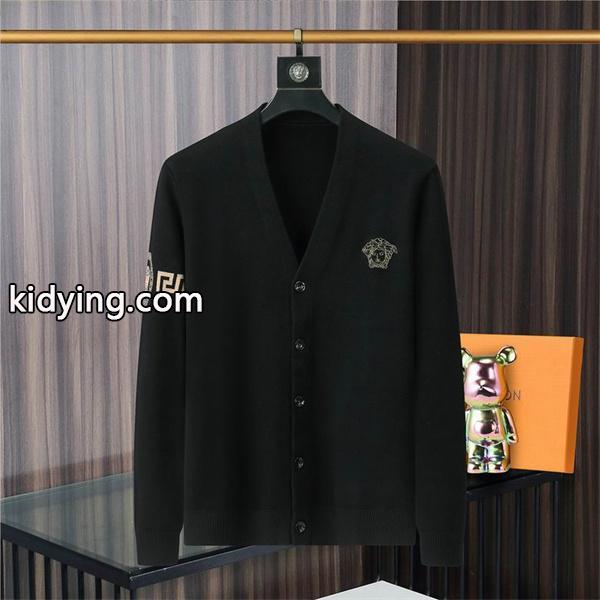 個性派 VERSACE◎ヴェルサーチ カーディガンスーパーコピーメンズ ブルゾン 総柄 ジャケット-0