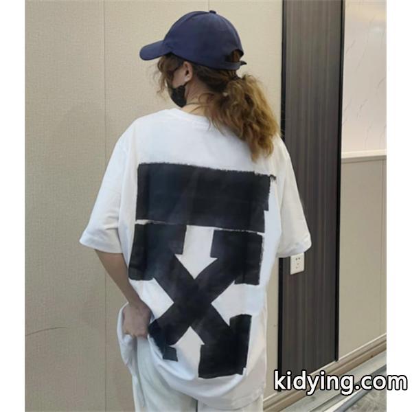 春夏になると流行する 2色可選 Off-White オフホワイト 春夏らしくて軽やかにする 半袖Tシャツ_Off-White オフホワイト_ブランド コピー 激安(日本最大級)-0