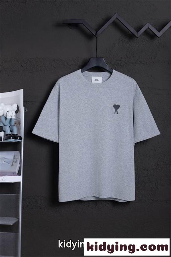 アミ パリス tシャツスーパーコピー型崩れしにくい ヘビーウェイトコットン 2026新作 AMI PARIS 半袖-4
