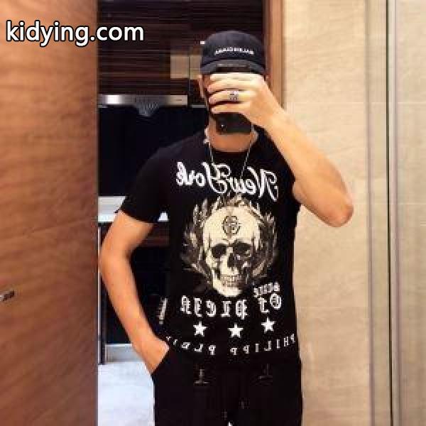 品良くおしゃれ Tシャツ/半袖 2019春夏人気トレンドアイテム 2色可選フィリッププレイン PHILIPP PLEIN_フィリッププレイン PHILIPP PLEIN_ブランド コピー 激安(日本最大級)-2
