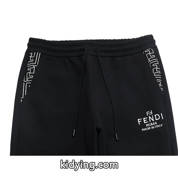 FENDI フェンディ コピー 2025秋冬注目度・動きやすい快適 Fロゴ スウェットパンツ 新作人気-3
