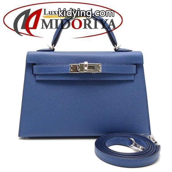 エルメス HERMES ☆未使用 ケリー2ミニ エプソン ブルーブライトン 2WAYバッグ 外縫い/051757_エルメス HERMES_ブランド コピー 激安(日本最大級)-0