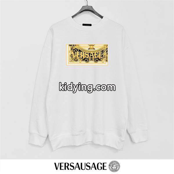 定番人気 ブラック VERSACE ヴェルサーチ コピー スウェット シンプル 新登場 上質-0
