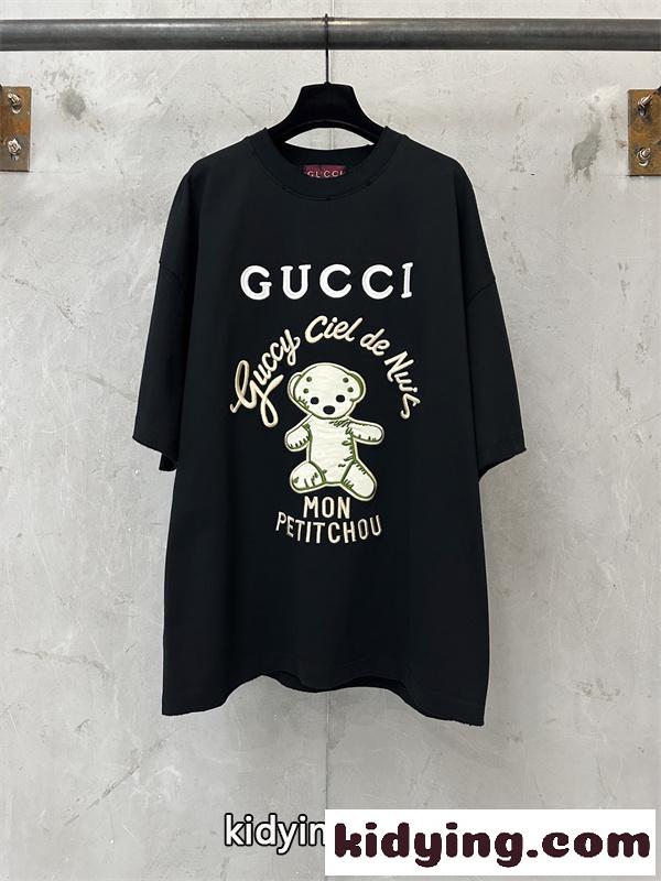 GUCCI  26ss 新作グッチtシャツスーパーコピーユニセックスストリートファッション個性的-1