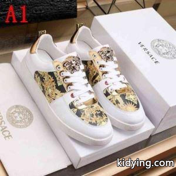 2色可選 カジュアルシューズ ヴェルサーチ VERSACE おすすめファション2019人気カラー 春夏の最新トレンド_ヴェルサーチ VERSACE_ブランド コピー 激安(日本最大級)-0