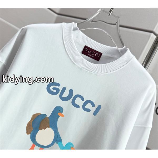 親子ガチョウモチーフ ブラック グッチ レディース 可愛らしい GUCCI スーパーコピー パーカー-4