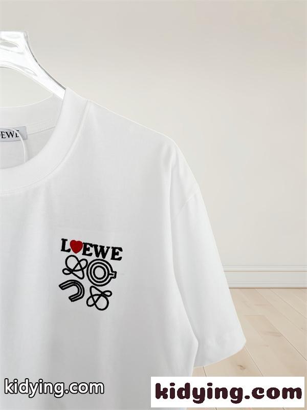 話題沸騰 LOEWE ロエベ コピー 半袖Tシャツ 洒落 トレンド カジュアル 2026新作-3