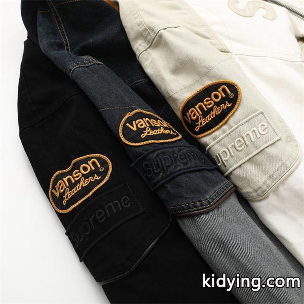 Supreme x Vanson Leathers x Cordura 联名款 SS25 WEEK13 Cotton Jacket シュプリームジャケットコピー 通販ショッピング-1